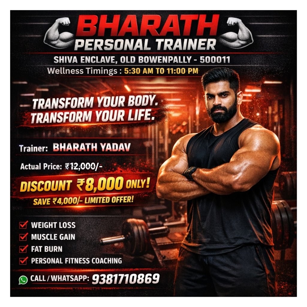 Bharath personal trainer